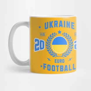 Ukraine Euro Football Fan Mug